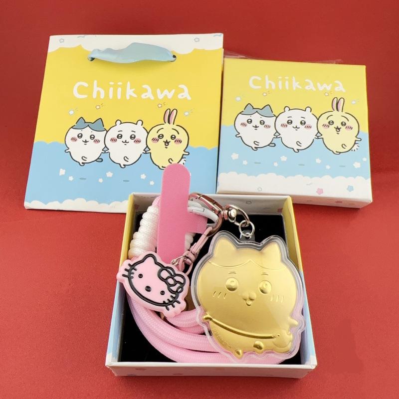 Shuibei Hot-Selling 999 Pure Gold Cartoon Keychain Pendant for Mobile Phones