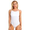 One-piece Women Adult Ballet Dancer Gymnastics Leotard Straps Criss Cross Back Bodysuit