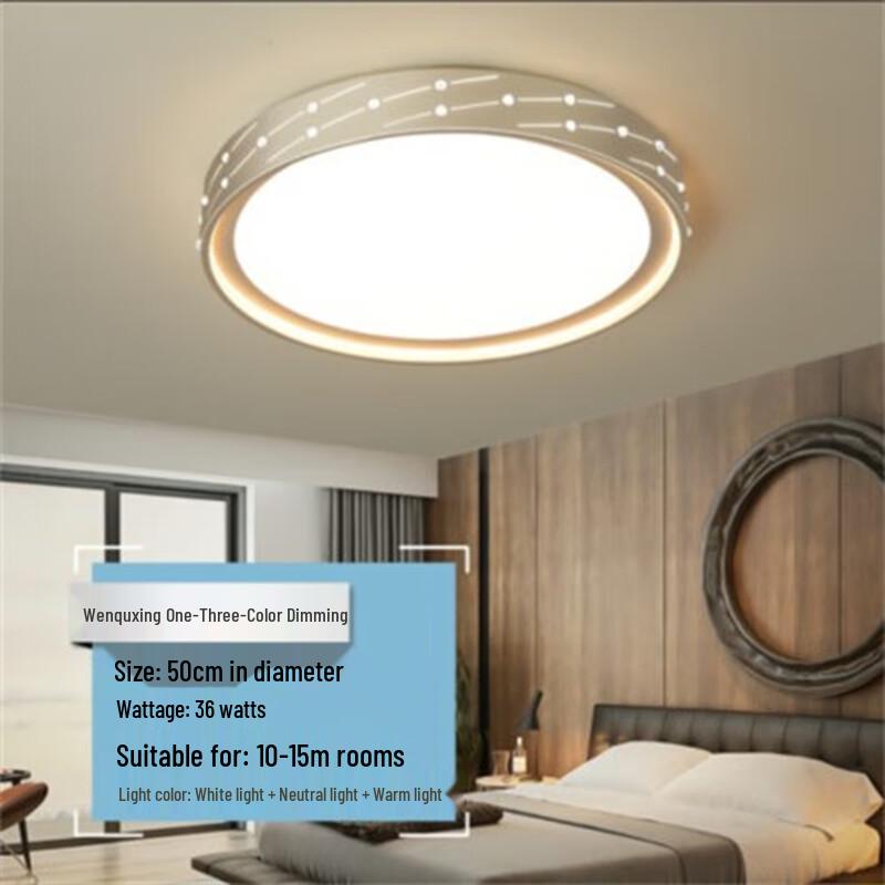 UOSU LED Ceiling Light with 3-Color Dimming