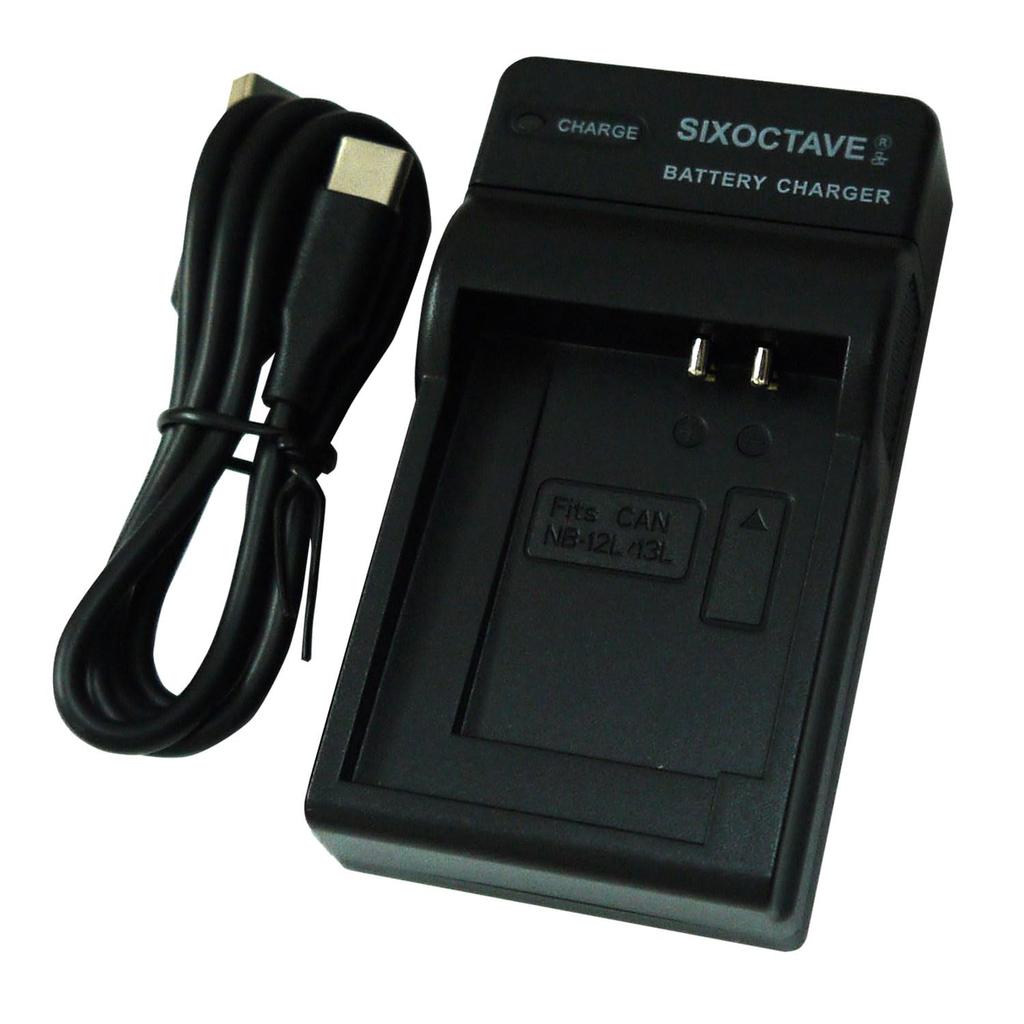 Compatible with Str USB Camera Charger for Canon PowerShot G1 X Mark PowerShot NB-12L CB-2LG II, N100, Etc.