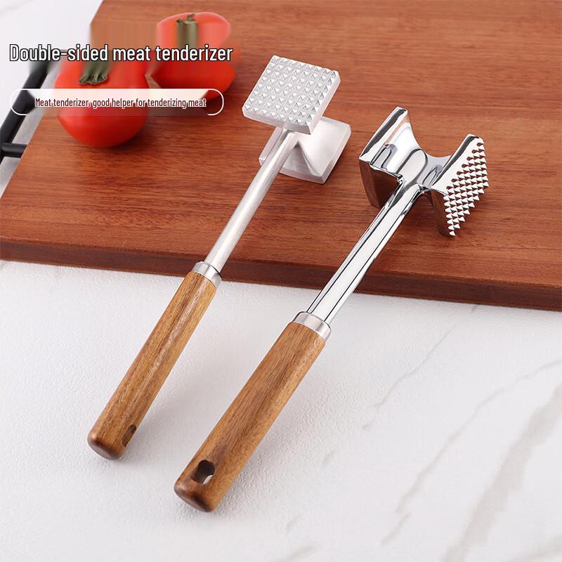

Ji Wang Gu Solid Aluminum Double-Sided Meat Tenderizer