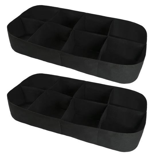 1/2Pcs Rectangle Plant Grow Bags Large Capacity No Assembly Required Outdoor Gardening Planting Container
