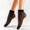 10Pairs Ultrathin Transparent Socks For Women Polka Dot  Silk Socks Summer Short Breathable Non-Slip Stretch Socks