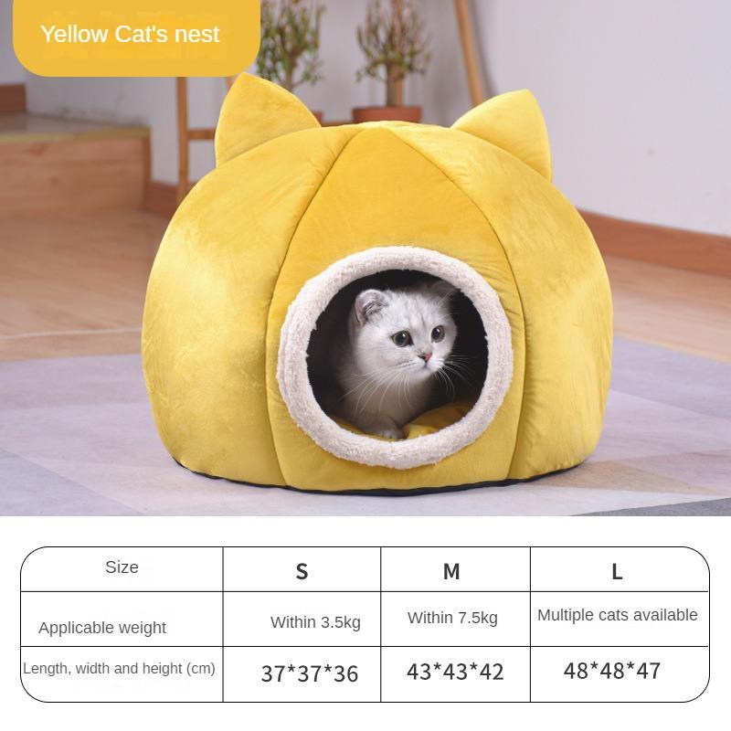 Cat Litter Space Capsule Four-season Universal Cat House Closed Cat Room Pet Supplies Round Ball Dog Kennel