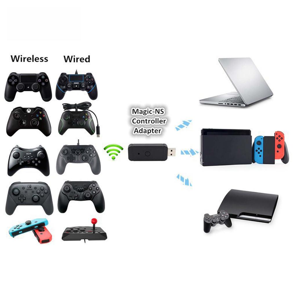 Wireless Joystick Gamepad Converter for Switch PC4  S  Controller