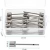 30 Pcs Ball Pump Needle with Storage Box Air Inflation Needle for Football Basketball Soccer