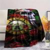 Guns N' Roses Rock Band Printing Flannel Blanket Bedroom Sofa Camping Warm Blanket Gifts for Family and friends-MJ004