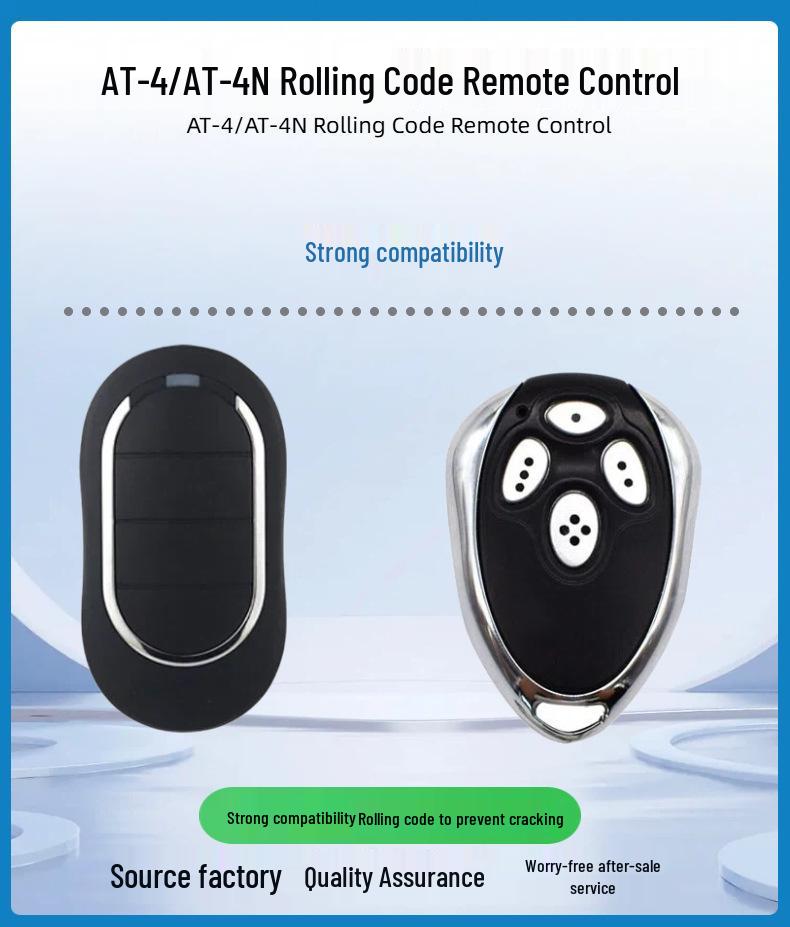 Multi-Frequency Wireless Rolling Code Remote for Garage Doors and Lights