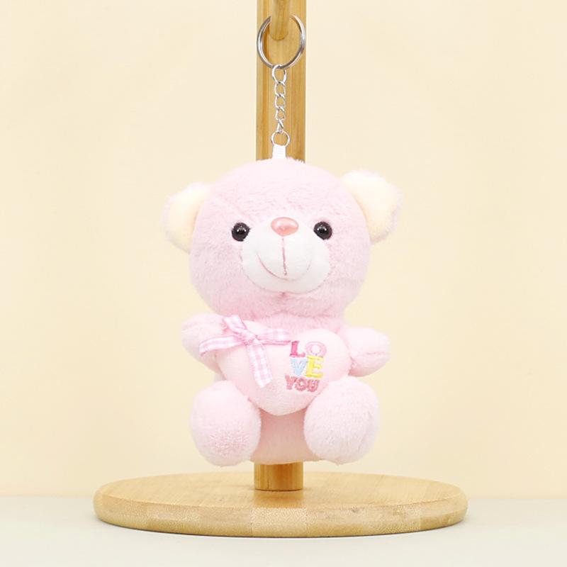 

Милий Плюшевий Брелок Ведмедик Серце М який Плюшевий Ведмедик Ідеально Підходить Для Прикраси Сумки Pink Bear