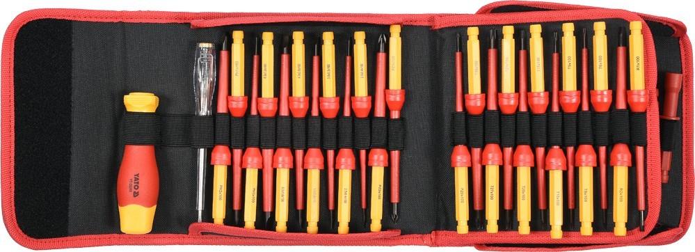 Isolerat Skruvmejsel + Bits Set 50 Delar Vde / Yt-28293 / Yato
