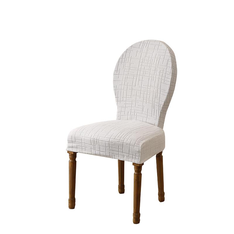 Jacquard Chair Cover Removable Stretch Chair Protector Dining Room Spandex Case Wedding Banquet Office Chairs Housse De Chaise