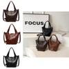 Chic High-end Bucket Handbag For Women In Black And Brown Perfect For Daily Use