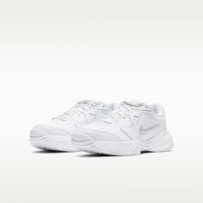 Nike Court Lite 2 White Metallic Silver (GS)