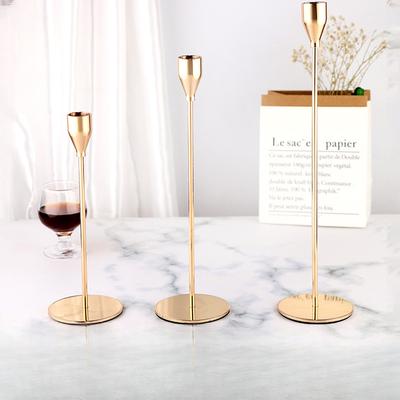 Small Wine Glass Candle Holder Simple Gold Iron Candle Holder Candle Cup Living Room Decoration Romantic Ornaments Birthday