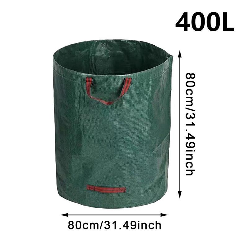 Foldable Reusable Trash Storage Container Large Capacity Garden Garbage Container Waterproof 60/100/120/272/300/400/500L