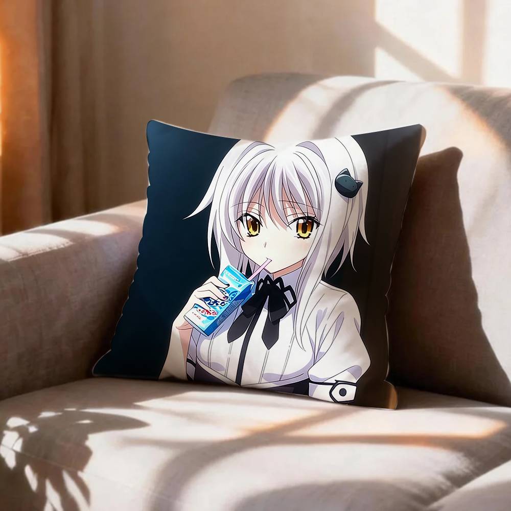 CUTE High School DxD Koneko TToujou   Pillow Case Pattern Printed Pillowcase For Living Room Sofa Cushion Cover