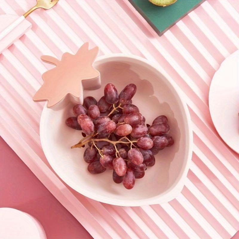 Household Water Fruit Basket Double Layer Strawberry Shaped Drainage Basket Storage Basket Kitchen Cleaning Tools