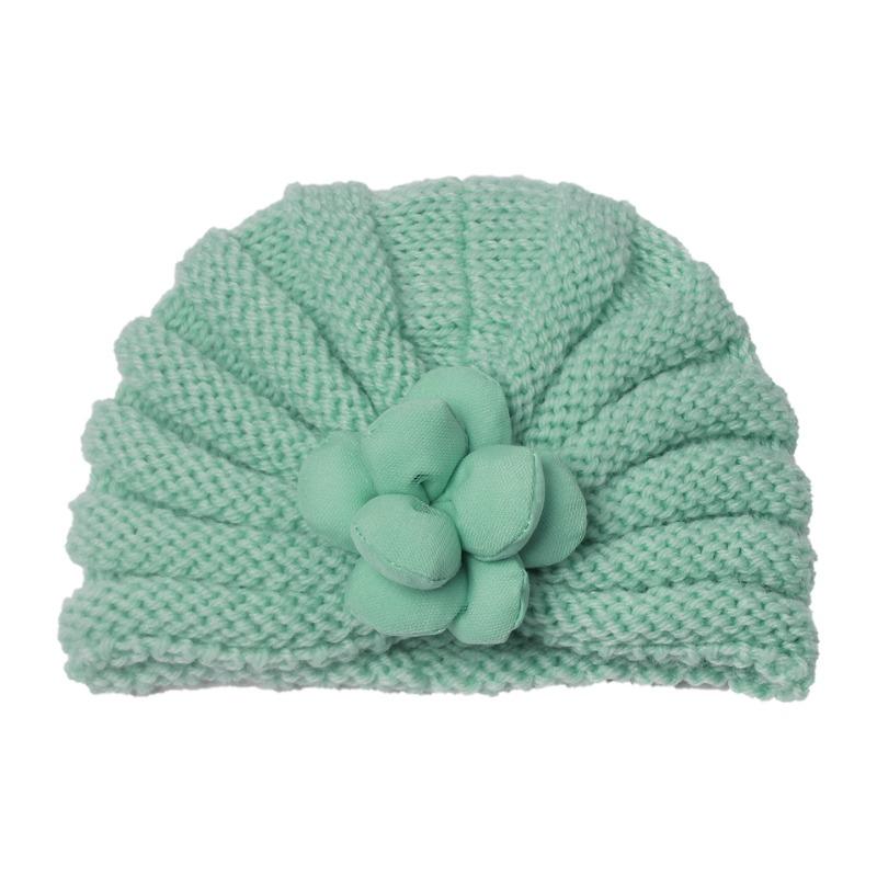 New Autumn and Winter Baby Fetal Hat, Children's Three-dimensional Flower Warm Hat, Cute Baby Knitted Hat