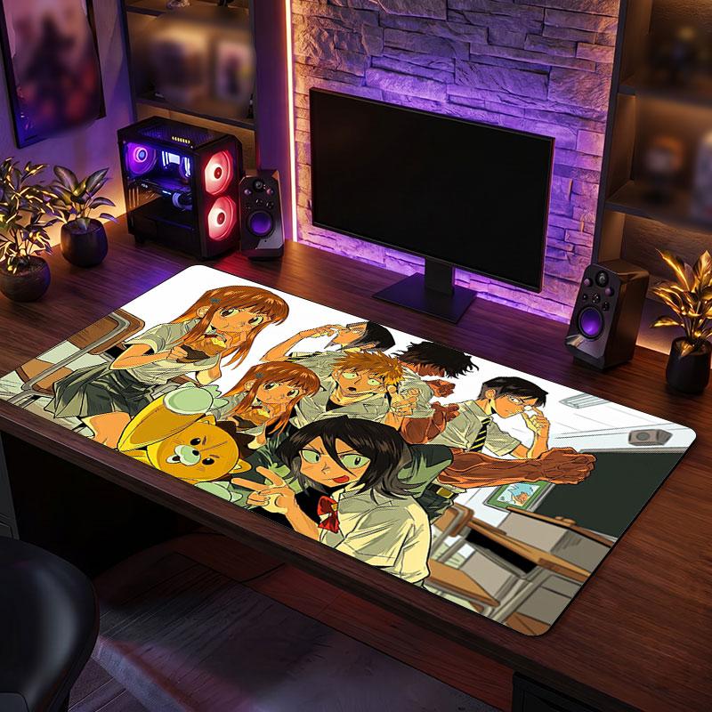 Big Mouse PadBleach Anime Extended Soft Desk Mat Gaming Office Computer Table Decor Mat
