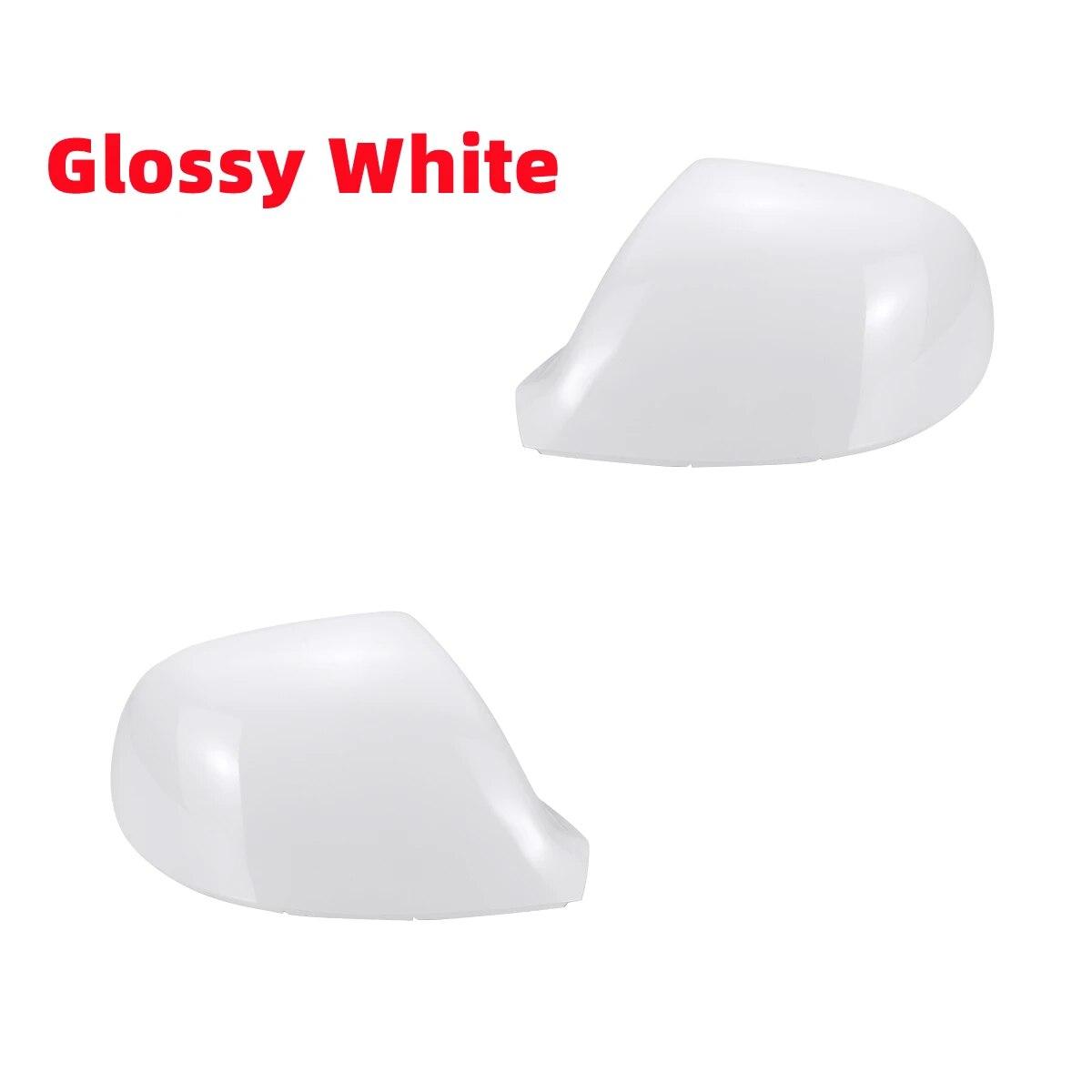 

2 шт., боковое зеркало заднего вида для VW Amarok V6 2H S1 S6 S7 Pickup 2011-сменная крышка заднего вида, глянцевая черная Glossy White