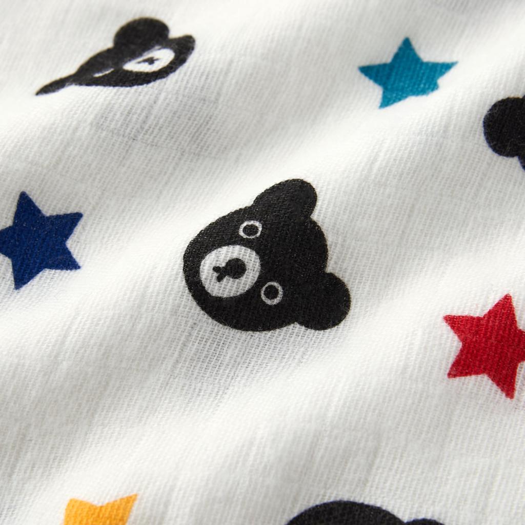 MIKI HOUSE Double B Gauze Blanket Swaddle Nursing Cape Made In Japan for Boys Girls Babies Kids Babies Baby Clothes Adults [MIKI HOUSE] Multi-ticket