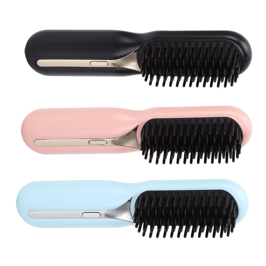 Hair Straightener Brush Negative Ion Curling Straightening Ion Dual Use Electric Hair Styling Comb F