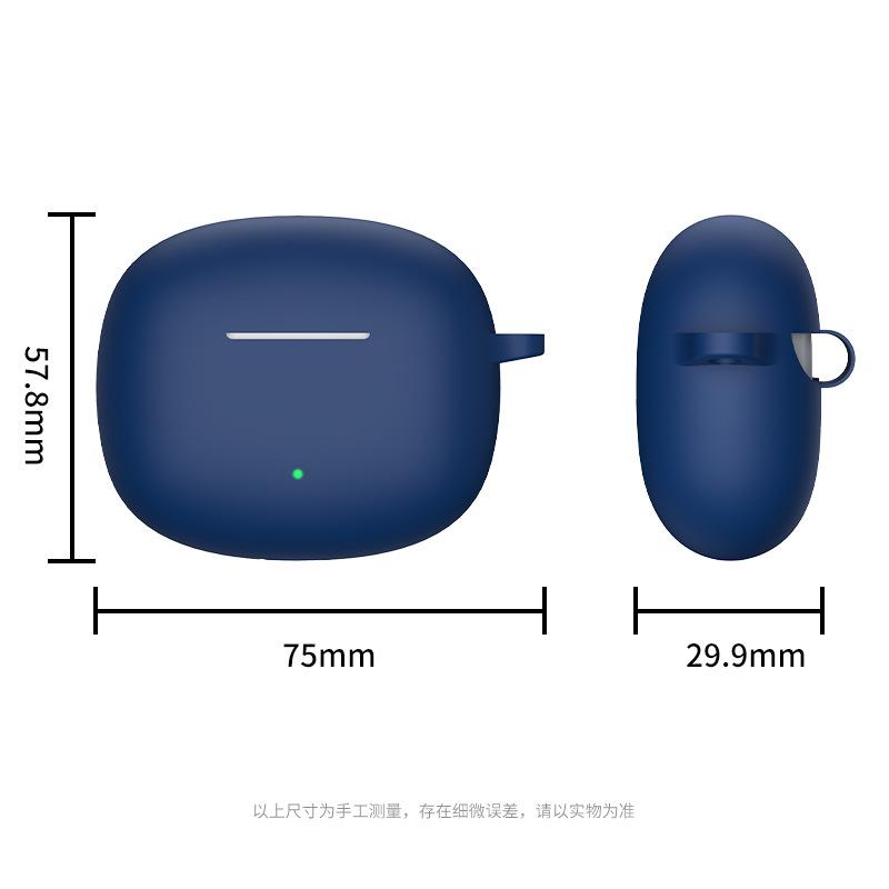 Silikonové ochranné pouzdro pro sluchátka Huawei Honor Earbuds X3i / X3 Lite v čistě barevných provedeních.