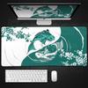 Japanese Black  White PC Gaming Big Mouse Pad Yin Yang Fish Sakura Nonslip XXL Desk Keyboard Expansion Mat Office Accessories