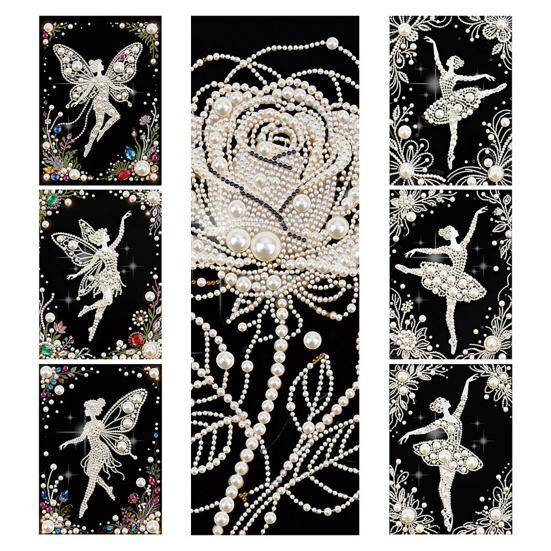 DIY Parel Schilderen Kit 3D Kunstparel Ambacht Bloemen Fee Balerina Ontwerpen Muurkunst Ambachtskit voor Volwassenen Huis Woonkamer Slaapkamer Decoratie