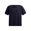 Coach Ss25 Logo Chest Pocket Short Sleeve Polo Shirt Men Polo Shirts Navy-Blue CAH62-RF2