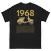 1968 Vintage Retro Scooter Design, Born In 1968 Gift, Year Events Retro Tee Unisex T-Shirt