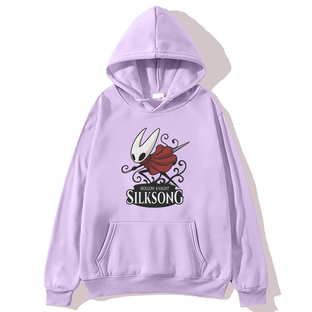 Hollow Knight Silksong Grafisk Hettegenser Herre Dame Mote Oversized Sweatshirts Hollow Videospill Fan Pullovere High Street Hettegenser
