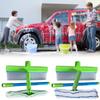 Car Window Cleaning Kit,Recyclable Silicone Window Squeegee Kit,Car Windshield Washing Mop Attachment Window Glass Cleaning Tool