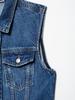 TAOP&ZA Women’s Slimming Front Slit Denim Dress – Spring/Summer Collection