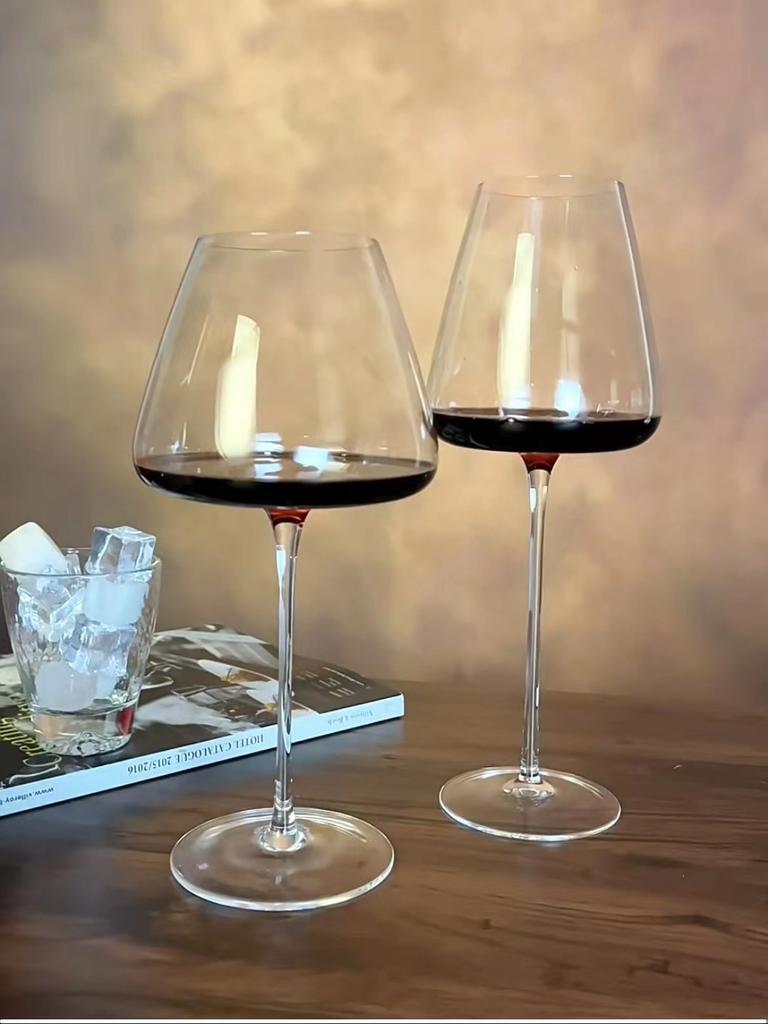 720ml Velké Evropské Sklenice na Víno Burgundské Čiré Sklenice na Červené Víno Vysoká Hodnota Křišťálové Sklo Sklenice na Hrozny Šampaňské Vysoká Kapacita