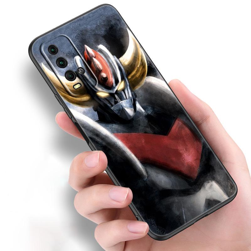 

Силиконовый чехол для телефона UFO Robot Grendizer для Xiaomi Redmi Note 11 10 9 8 Pro 11T 10T 10S 9S 8T 9 9A 9C 9T черный мягкий чехол Redmi Note 11 Pro