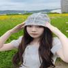 Hollowed Out Rural Style Hat Breathable Baotou Hat Fashionable Bandanas  Hair