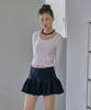 Jun Jun Space Mini Flare Skirt_Navy