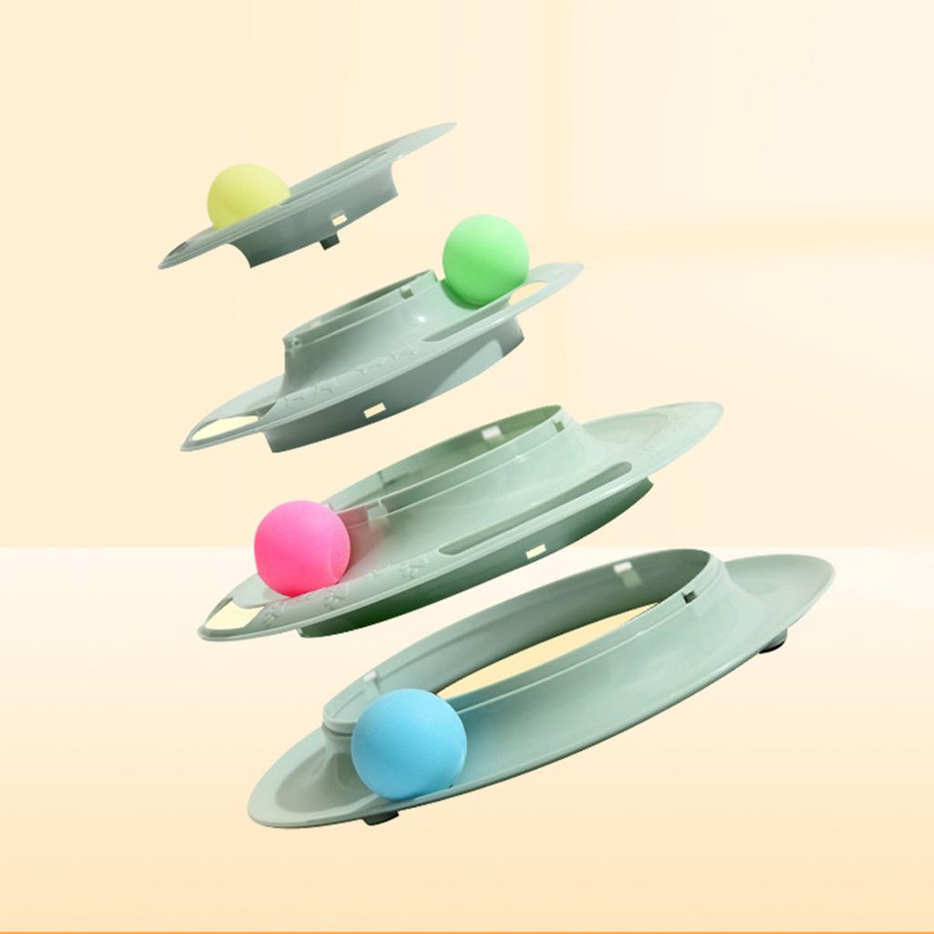 3-layer Turntable Tumbler Turntable Toy To Amuse Cats