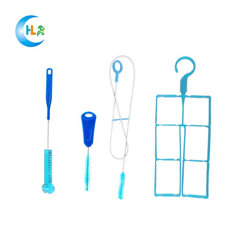 Outdoor Hydration Pack Cleaning Brush Set - Tube Nozzle, Bristle Brush & Bladder Liner Accessories