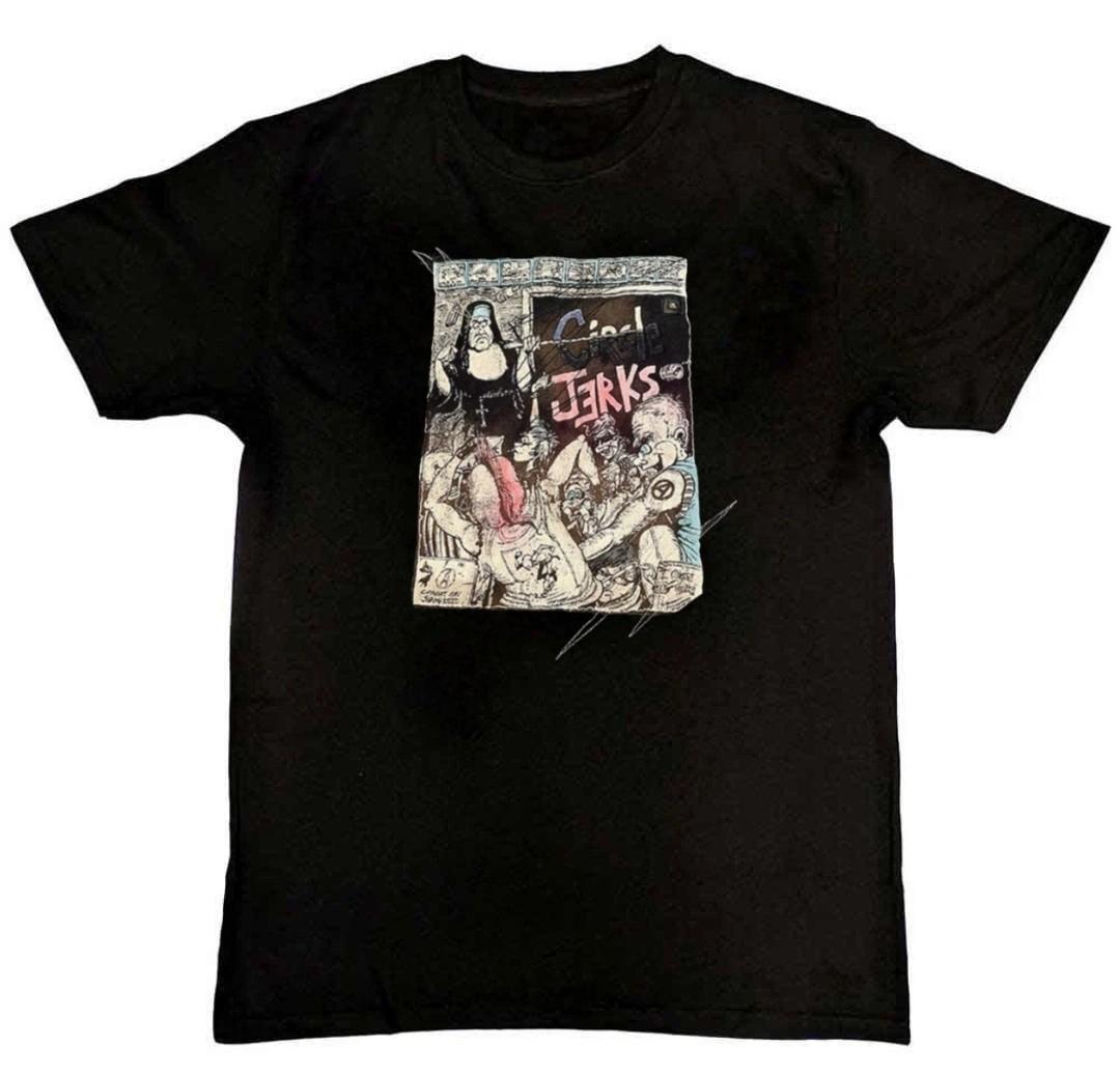 CIRCLE JERKS PUNK ROCK MUSIC BAND Graphic Mens T-Shirt XXXXL