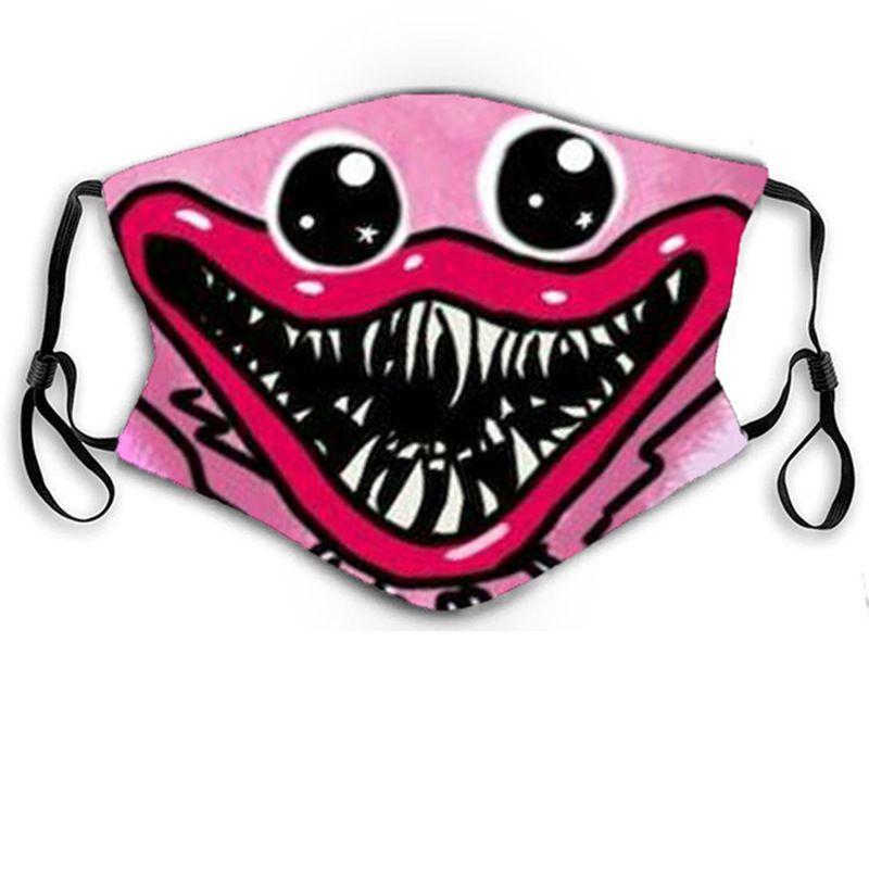 

Игровое время Хагги Поппи Вуггис Игра Ткань Хлопок Лицо Взрослые Маски Хэллоуин розовый