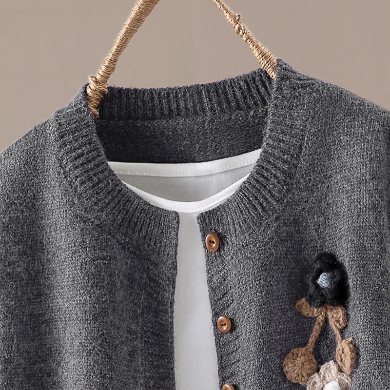 Women's Round Neck Single-Breasted Knit Vest