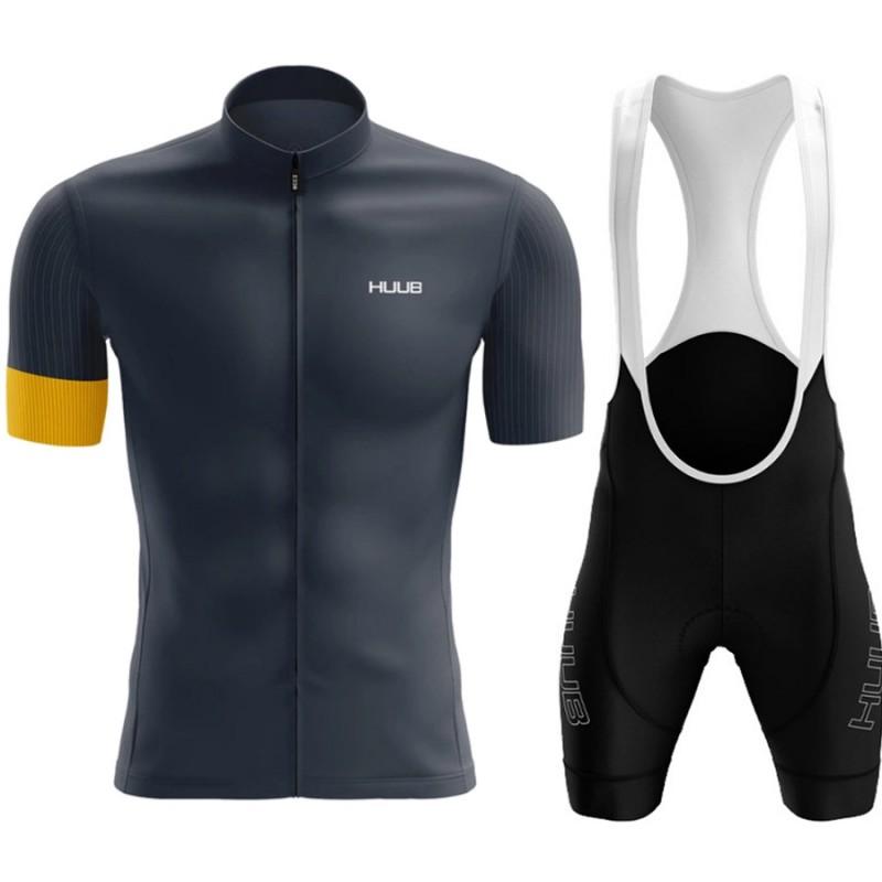HUUB Mens Cycling Jersey Set Short Sleeve Quick Dry Breathable Mountain Road Bike Apparel