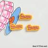Big Eyes Cheese Resin Toy - Handmade DIY Accessories: Fridge Magnet, Shoe Buckle, Hair Accessory