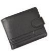 Men's Short Zipper Buckle PU Leather Wallet & Coin Purse