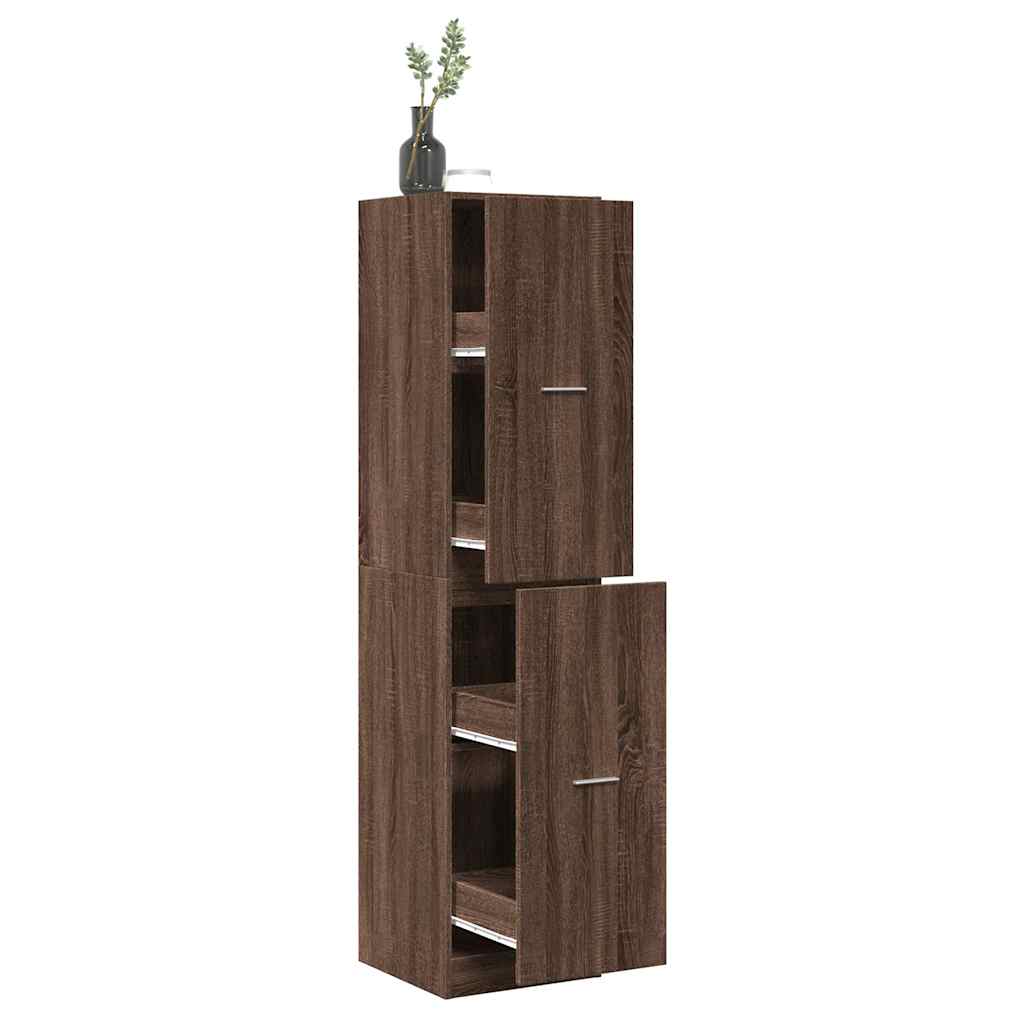 Apothecary Cabinet in Oak Look 40 x 41 x 174.5 cm Particleboard