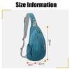 Outdoor Reflective Waterproof Running Shoulder Bag Men'S Crossbody Chest Sports Bag Women'S Hiking Cycling Climbing Backpack