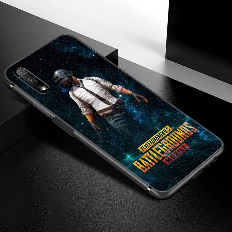 Fashion PUBG Game Phone Case For Huawei Honor 7A 8A 9X 20 Pro 8 10X Lite 9A 8C 9C 20E 7S 8S 20S 8X 10i 20i 30i Soft Black Cover
