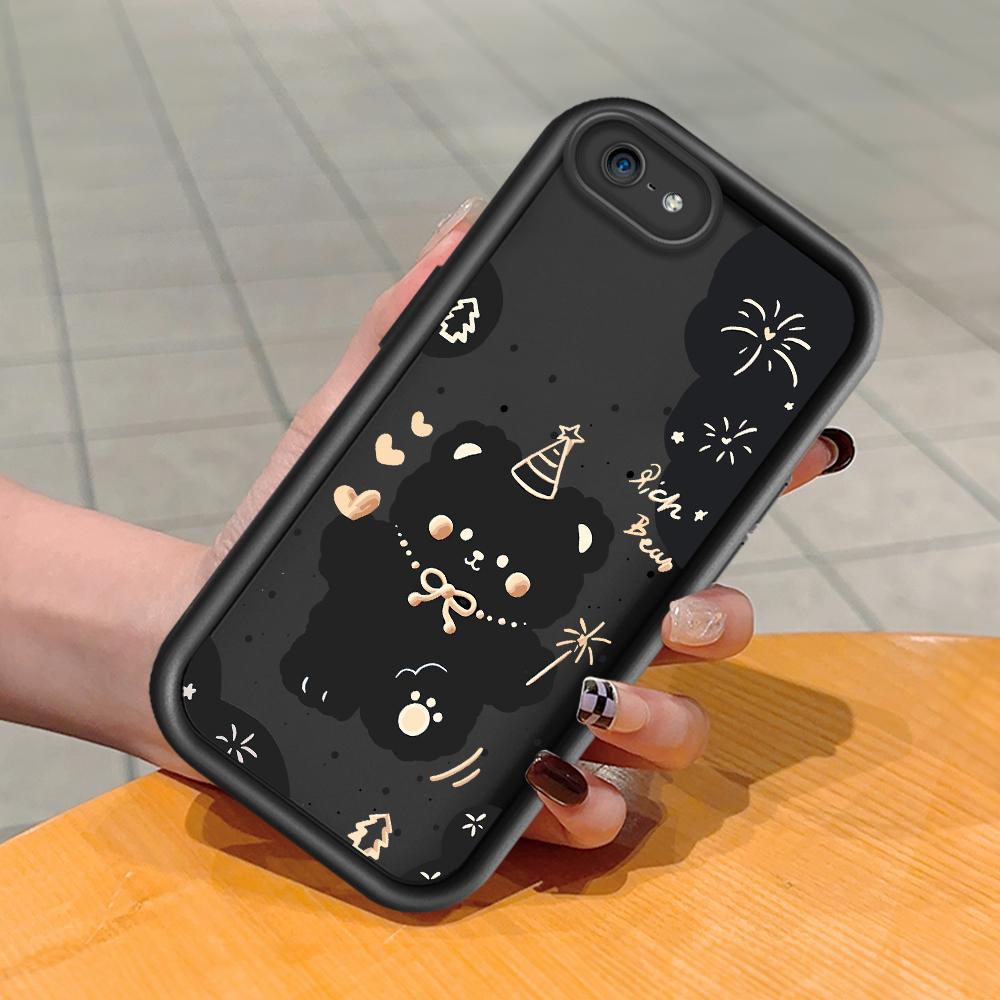 Soft Silicone Square Ladder Printing Pattern Phone Casing Full Cover Camera Shockproof Protection Rubber Case for iPhone Infinix Tecno OnePlus